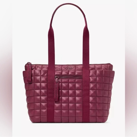 👛 ♠️ NWT Kate Spade Blackberry Camden Quilted Medium Tote 💕✨ - Picture 4 of 7